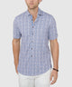 Westport Black Short Sleeve Printed Sport Shirt