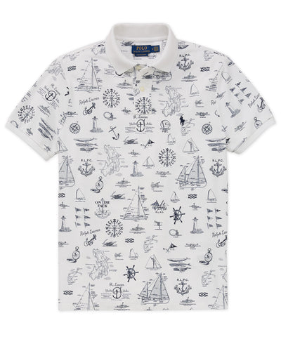 Polo Ralph Lauren Short Sleeve Animated Mesh Polo, Men's Big & Tall