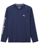 Tommy Bahama Long Sleeve Chill Time Bay Crew Shirt