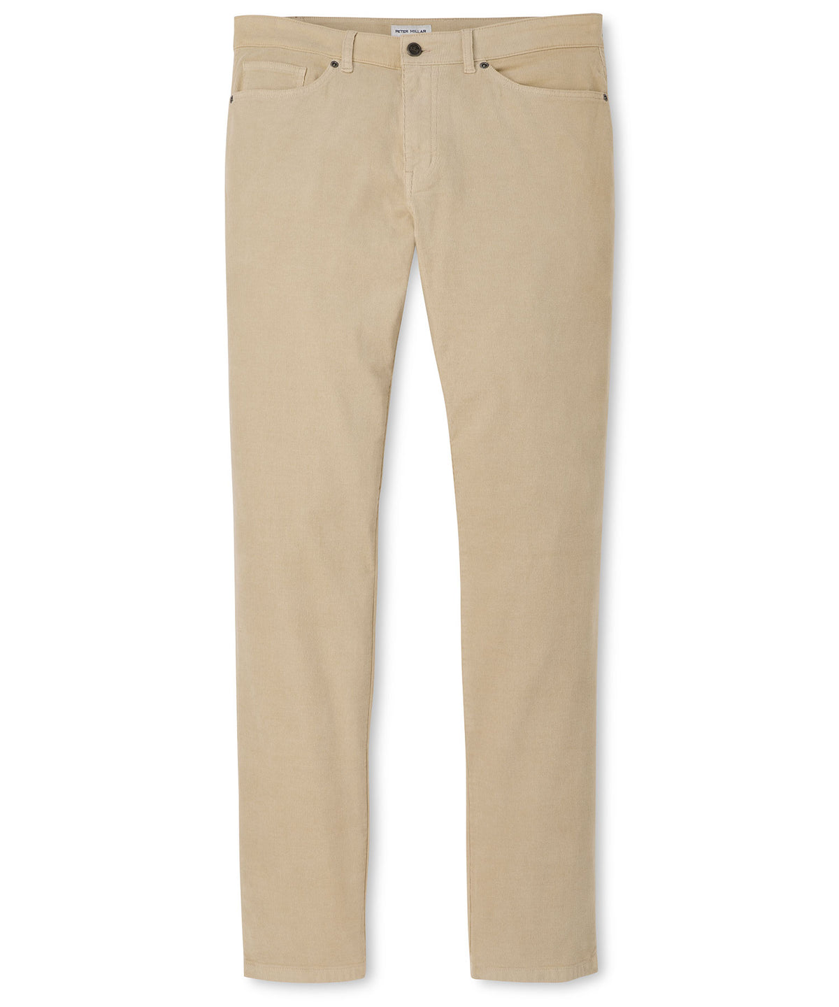 Peter Millar Classic Comfort Corduroy 5-Pocket Pant - Stone, Men's Big & Tall