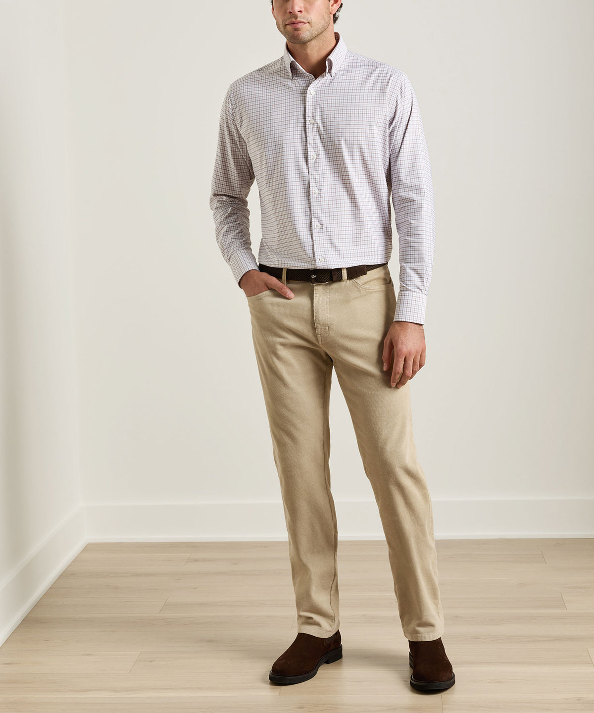 Peter Millar Classic Comfort Corduroy 5-Pocket Pant, Men's Big & Tall