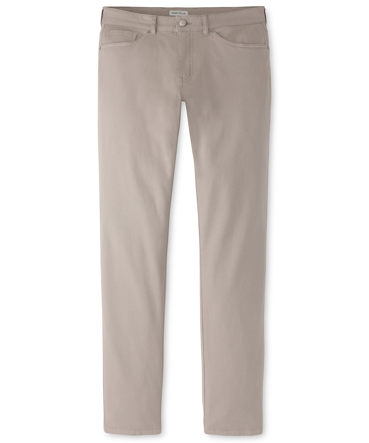 Peter Millar Crown Cotton Canvas 5-Pocket Pant - Battleship Grey, Men's Big & Tall