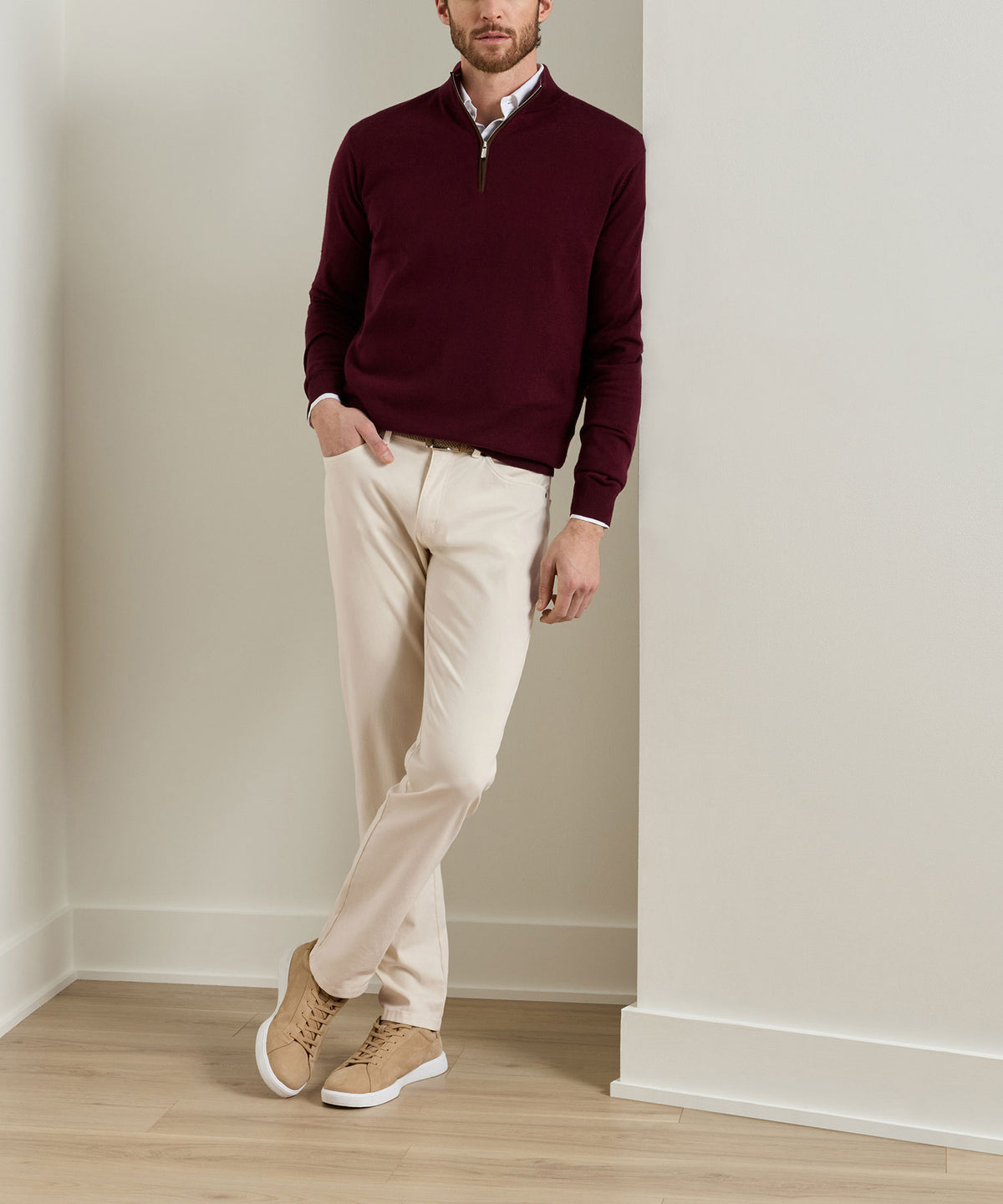 Peter Millar Crown Cotton Canvas 5-Pocket Pant, Men's Big & Tall