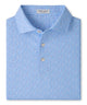 Peter Millar Rivington Print Polo - Estate Blue