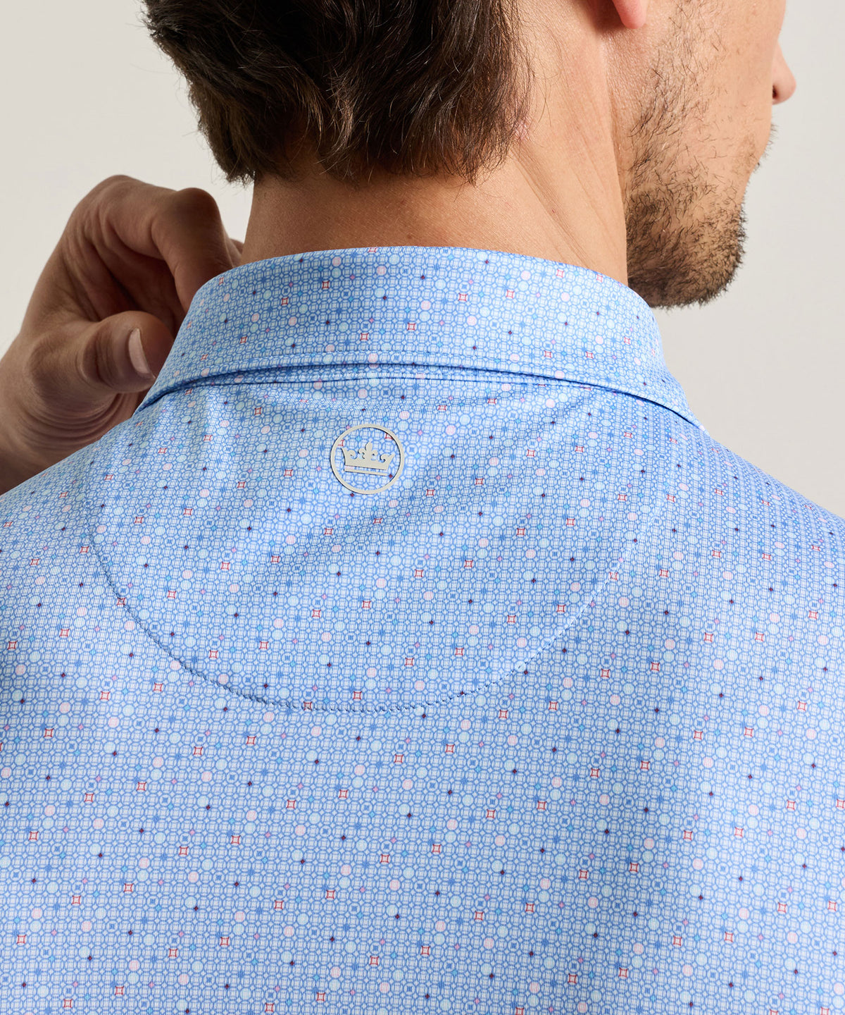 Peter Millar Rivington Print Polo, Men's Big & Tall