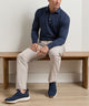 Peter Millar Solid Long Sleeve Performance Polo