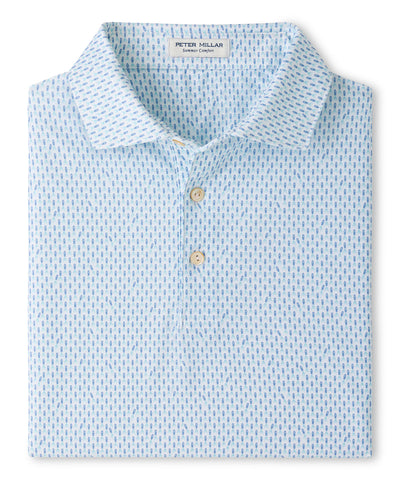 Peter Millar Weekend Wake Print Polo, Men's Big & Tall