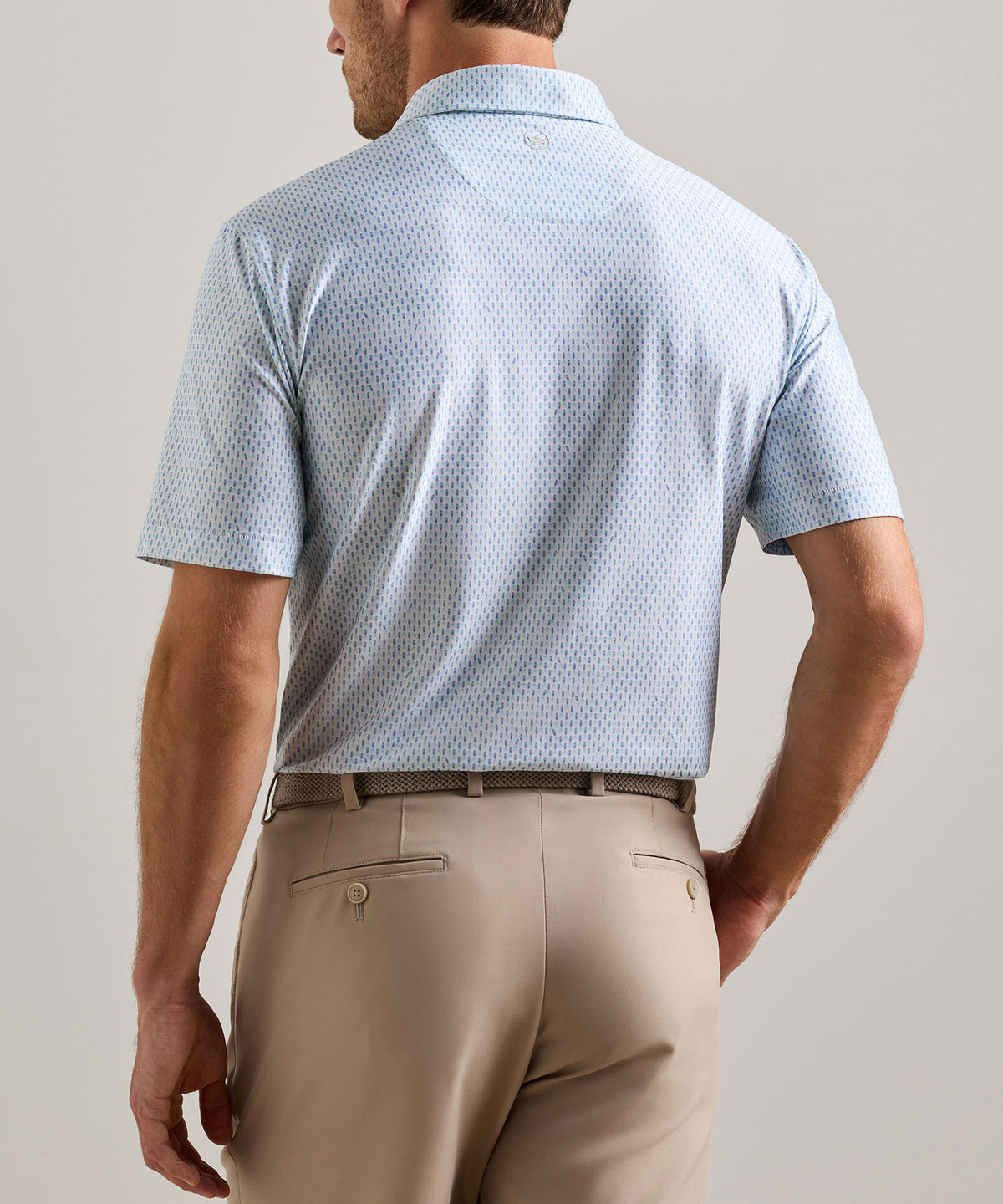 Peter Millar Weekend Wake Print Polo, Men's Big & Tall