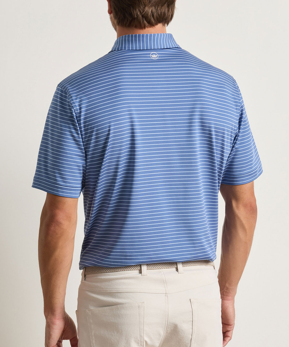 Peter Millar Oaks Stripe Polo, Men's Big & Tall