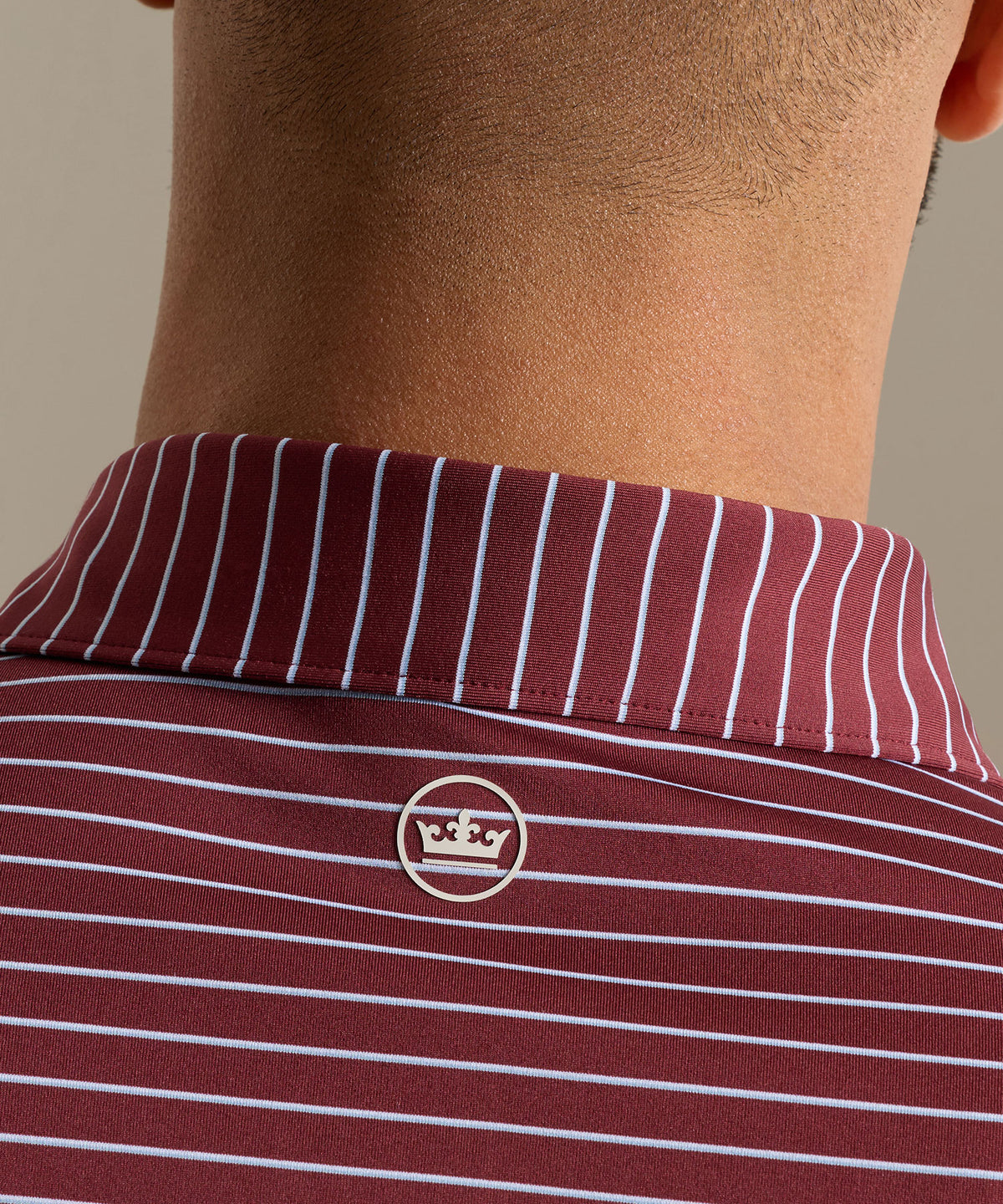 Peter Millar Oaks Stripe Polo, Men's Big & Tall