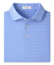 Peter Millar Oaks Stripe Polo - Estate Blue