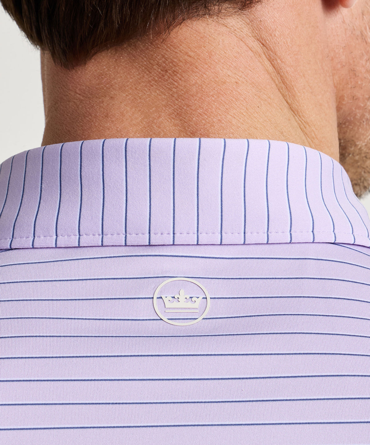 Peter Millar Oaks Stripe Polo, Men's Big & Tall