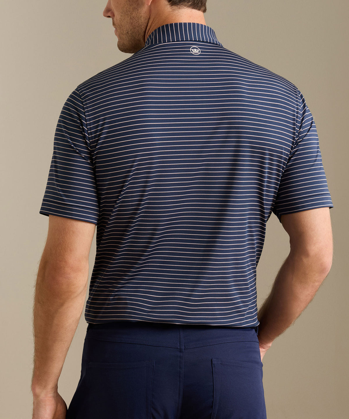 Peter Millar Oaks Stripe Polo, Men's Big & Tall