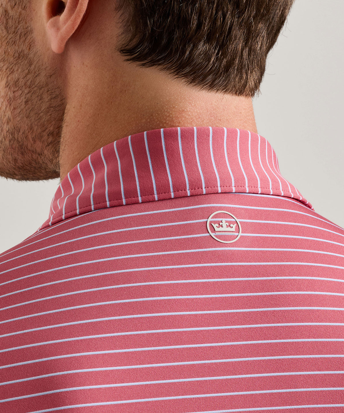 Peter Millar Oaks Stripe Polo, Men's Big & Tall