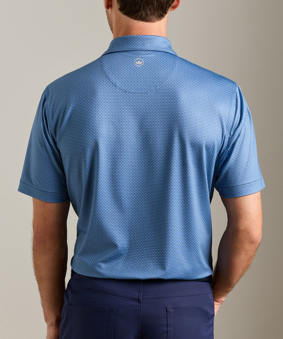 Peter Millar Hague Print Polo, Men's Big & Tall