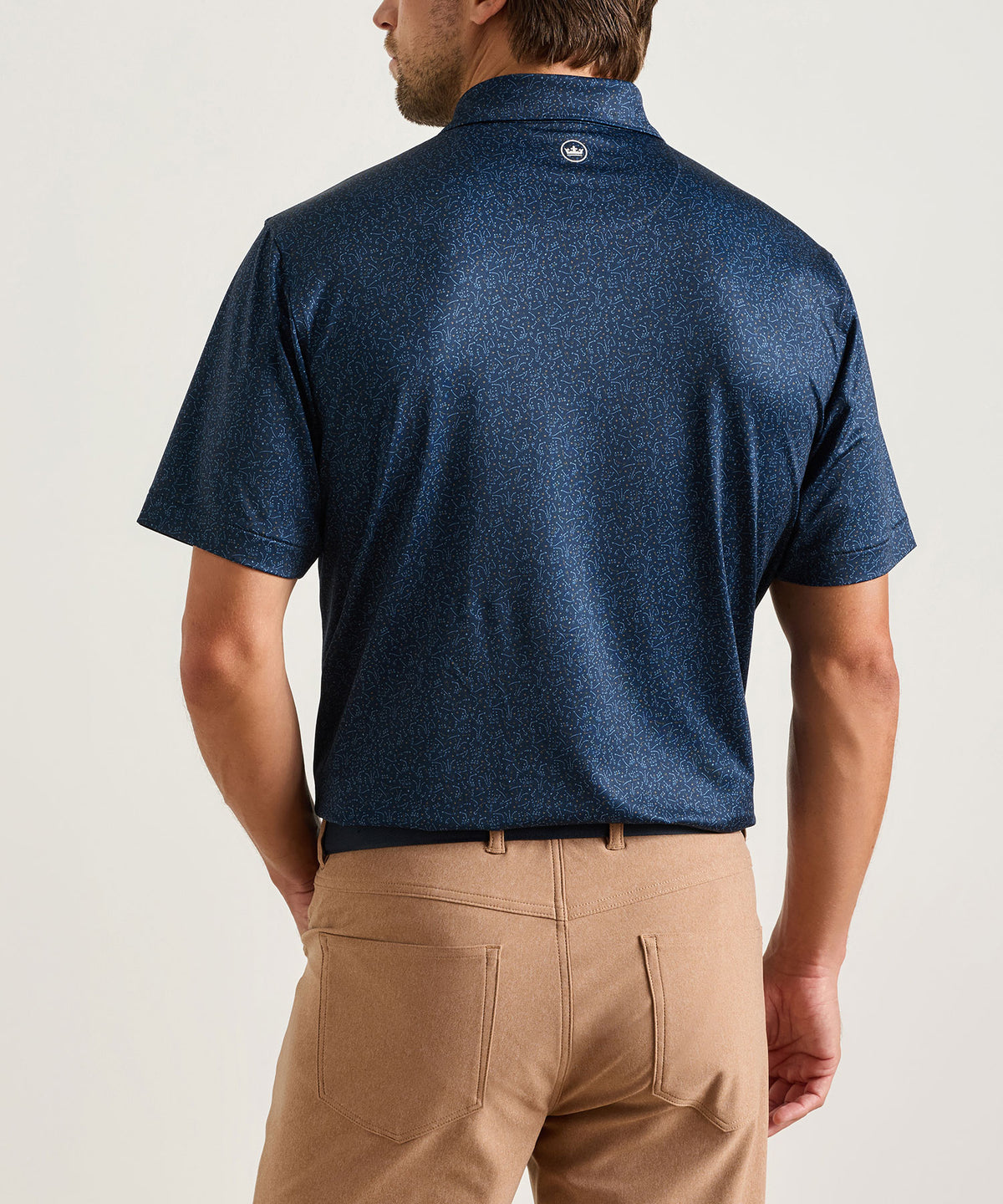Peter Millar Winning Play Print Polo, Men's Big & Tall