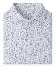 Peter Millar Read The Putt Print Polo - White