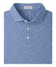 Peter Millar On the Half Shell Print Polo - White