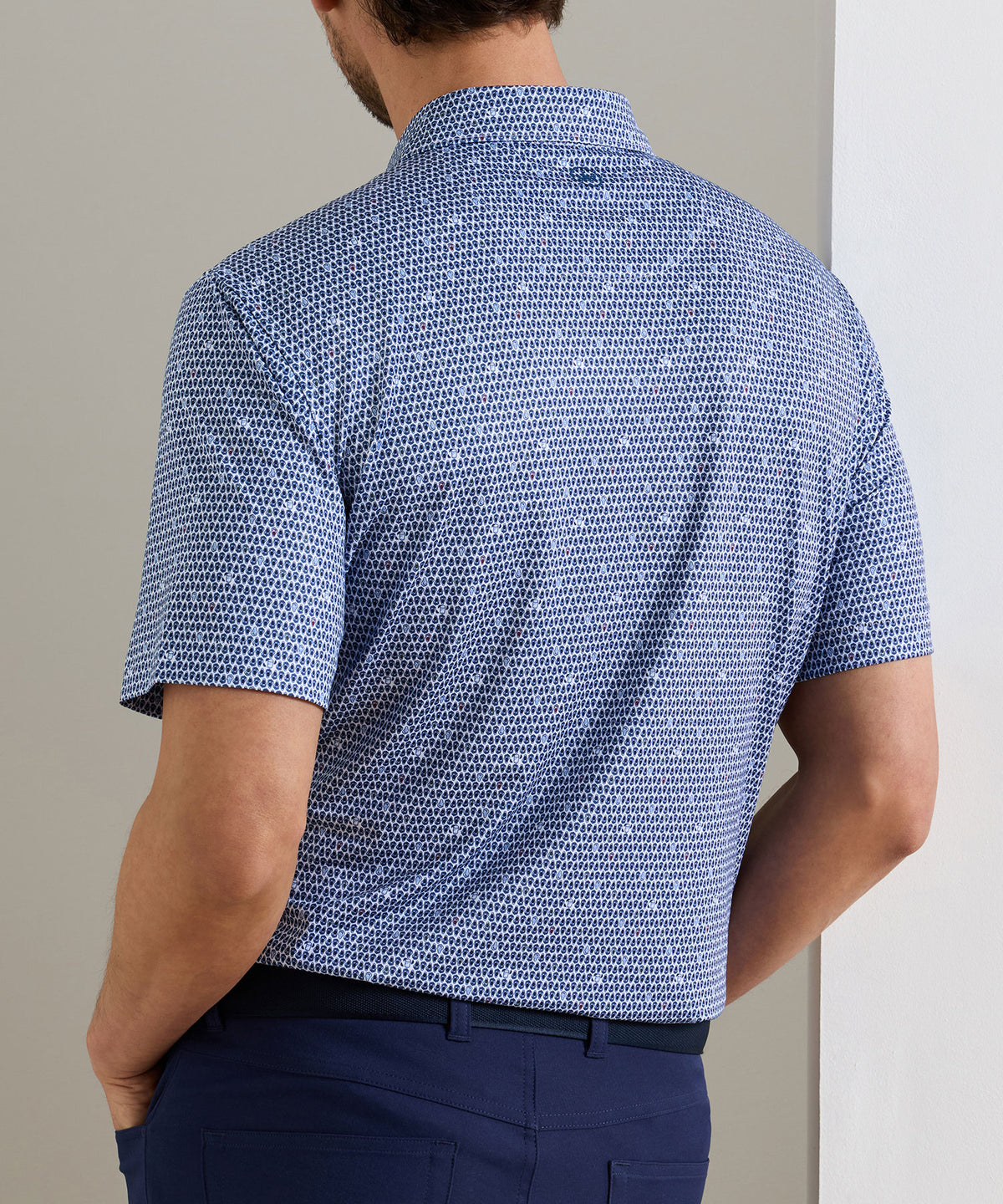 Peter Millar On the Half Shell Print Polo, Men's Big & Tall