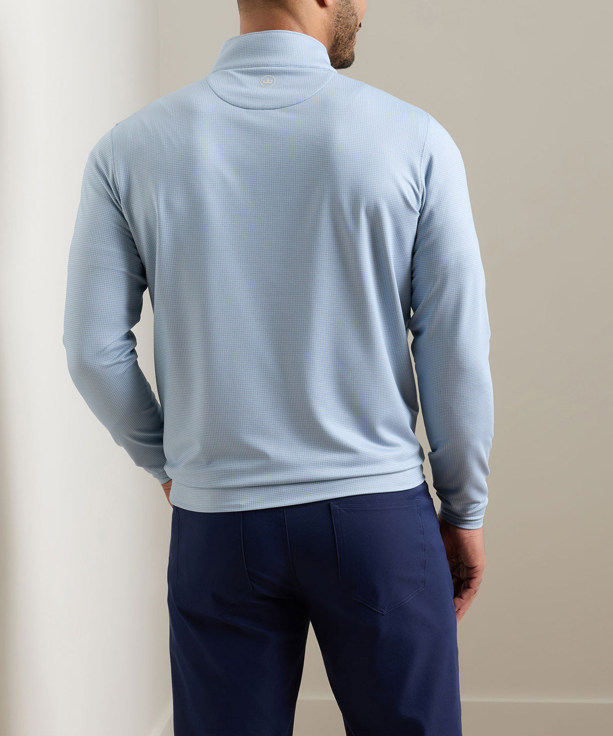 Peter Millar Perth Basketweave Quarter-Zip Pullover, Men's Big & Tall