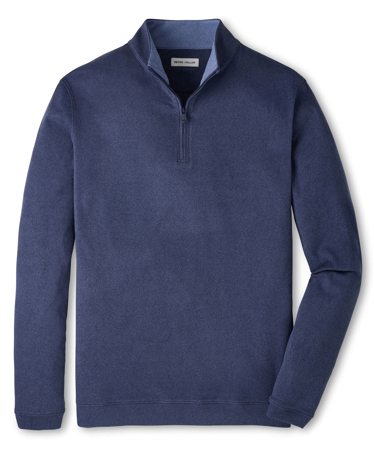 Peter Millar Long Sleeve Ardentair Performance Quarter-Zip Pullover - Navy, Men's Big & Tall