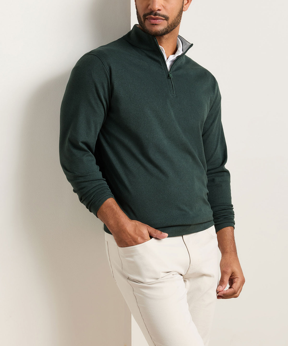 Peter Millar Long Sleeve Ardentair Performance Quarter-Zip Pullover, Men's Big & Tall