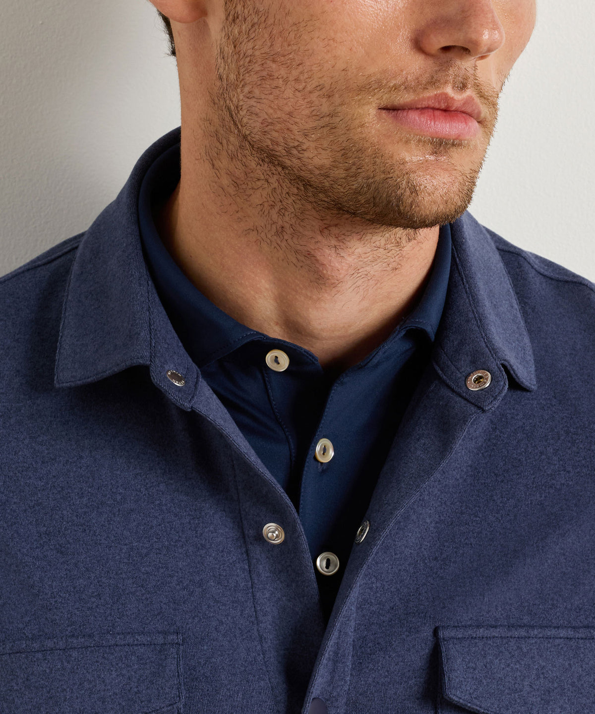 Peter Millar Ardentair Performance Shirt Jacket, Men's Big & Tall