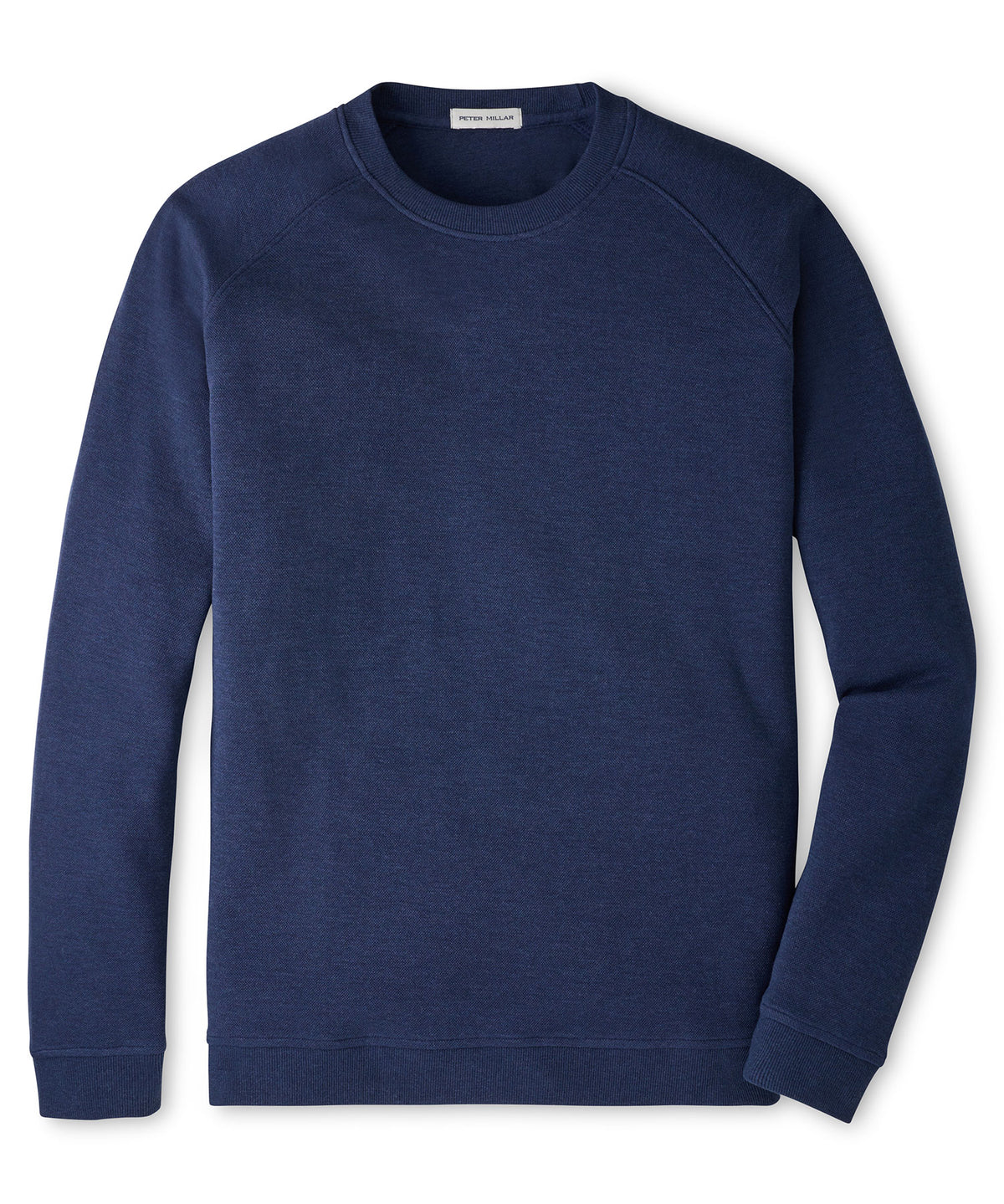 Peter Millar Long Sleeve Crown Comfort Crew Pullover - Navy, Men's Big & Tall