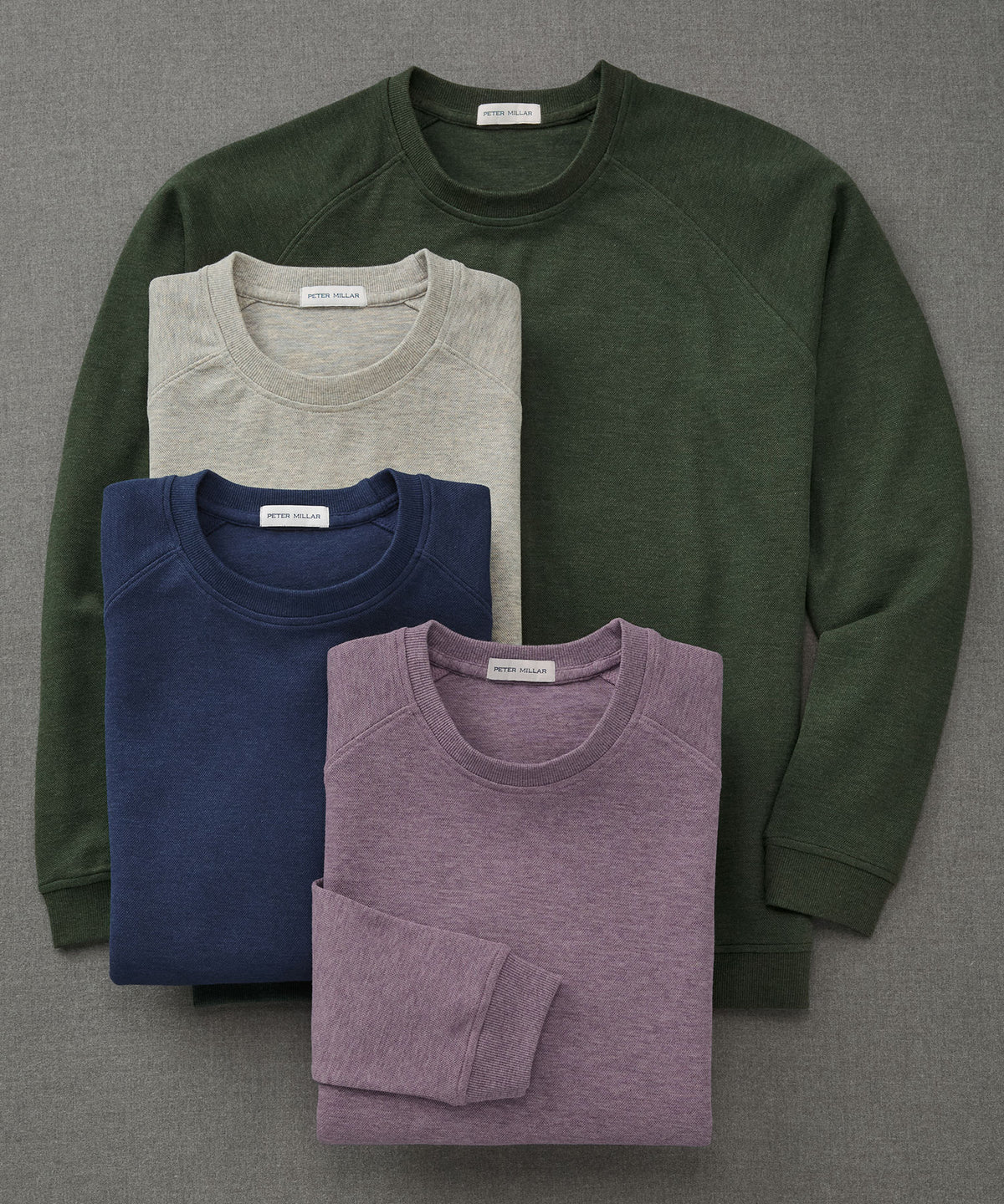 Peter Millar Long Sleeve Crown Comfort Crew Pullover, Men's Big & Tall