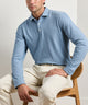 Peter Millar Long Sleeve Herringbone Polo