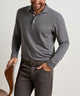 Peter Millar Long Sleeve Herringbone Polo