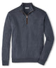 Peter Millar Autumn Crest Suede Trim Quarter-Zip Pullover