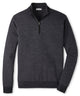 Peter Millar Blair Birdseye Quarter-Zip Pullover - Charcoal