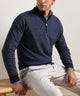 Peter Millar Blair Birdseye Quarter-Zip Pullover