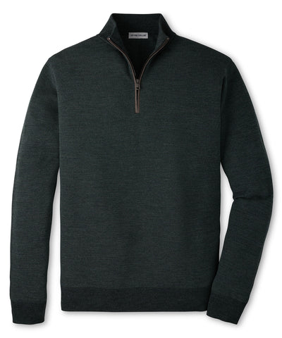 Peter Millar Blair Birdseye Quarter-Zip Pullover, Men's Big & Tall