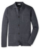 Peter Millar Autumn Crest Sweater Chore Coat - Charcoal