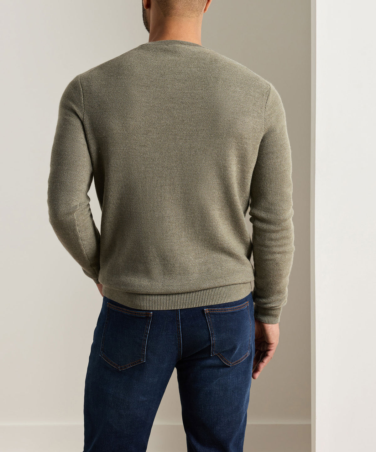 Peter Millar Long Sleeve Autumn Crest Honeycomb Crew Neck Pullover, Men's Big & Tall