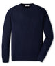 Peter Millar Long Sleeve Autumn Crest Honeycomb Crew Neck Pullover - Navy