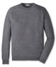 Peter Millar Long Sleeve Autumn Crest Honeycomb Crew Neck Pullover - Oslo Grey