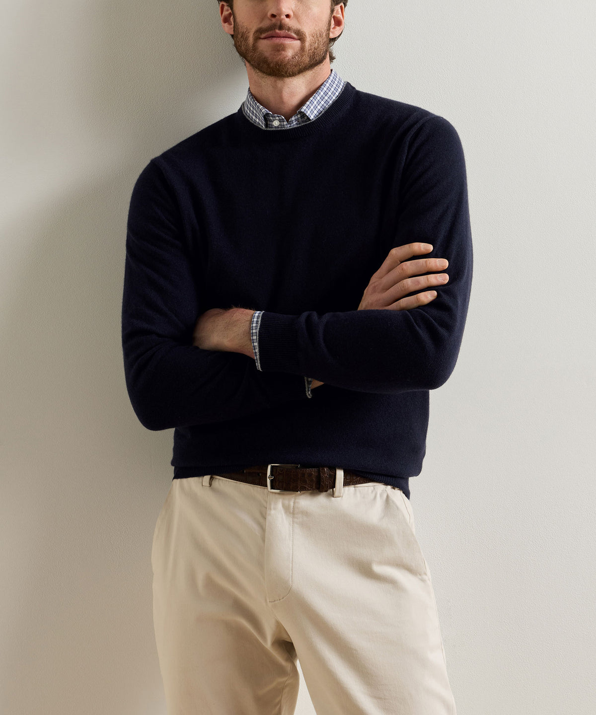 Peter Millar Crown Heritage Cashmere Crew, Men's Big & Tall