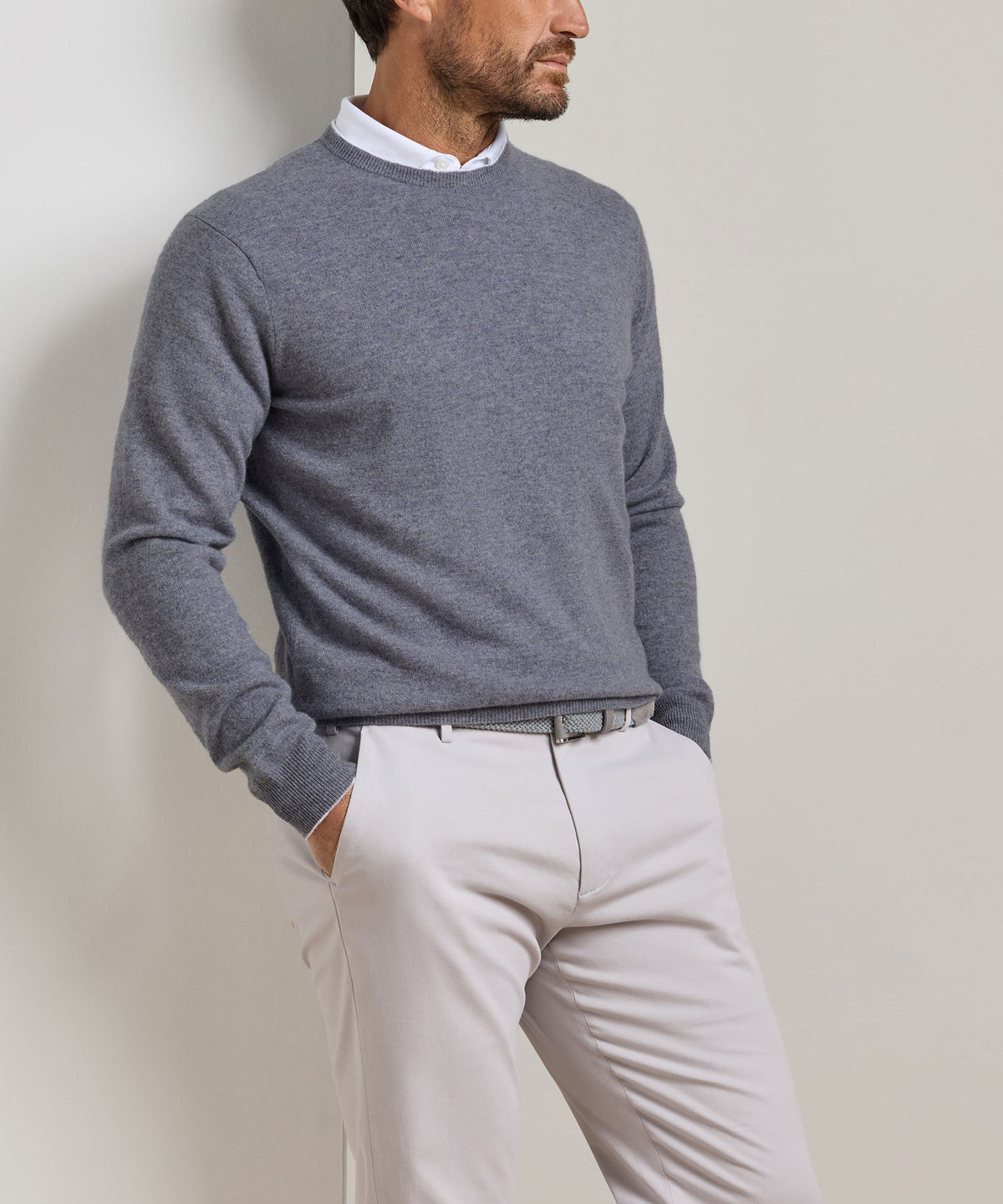 Peter Millar Crown Heritage Cashmere Crew, Men's Big & Tall
