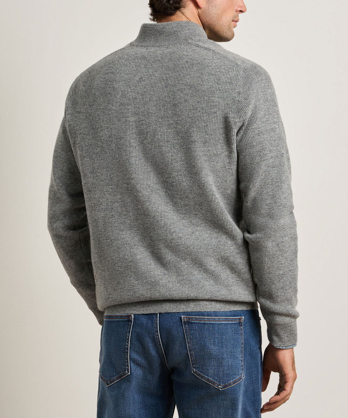 Peter Millar Blackburn Button Mock Sweater, Men's Big & Tall