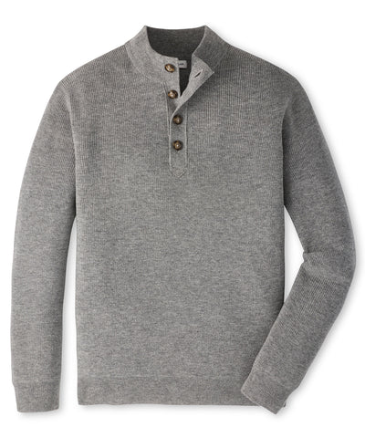 Peter Millar Blackburn Button Mock Sweater, Men's Big & Tall