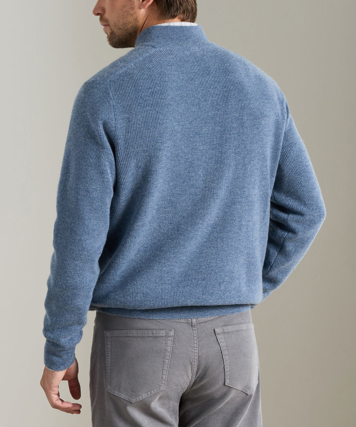 Peter Millar Blackburn Button Mock Sweater, Men's Big & Tall