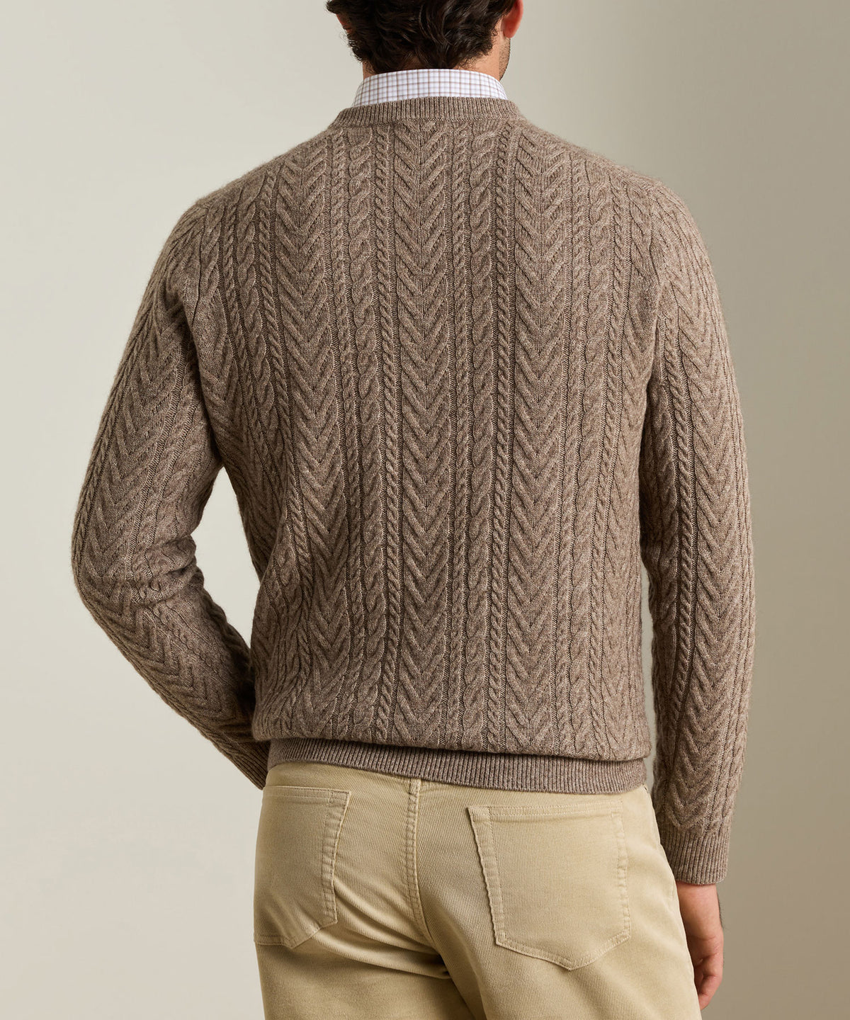 Peter Millar Crescent Cable Crew, Men's Big & Tall