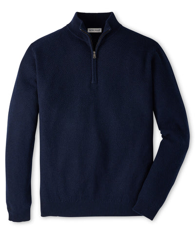 Peter Millar Crescent Texture Quarter-Zip Pullover, Men's Big & Tall