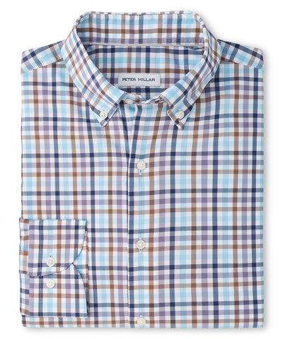 Peter Millar Long Sleeve Elliot Crown Lite Sport Shirt, Men's Big & Tall