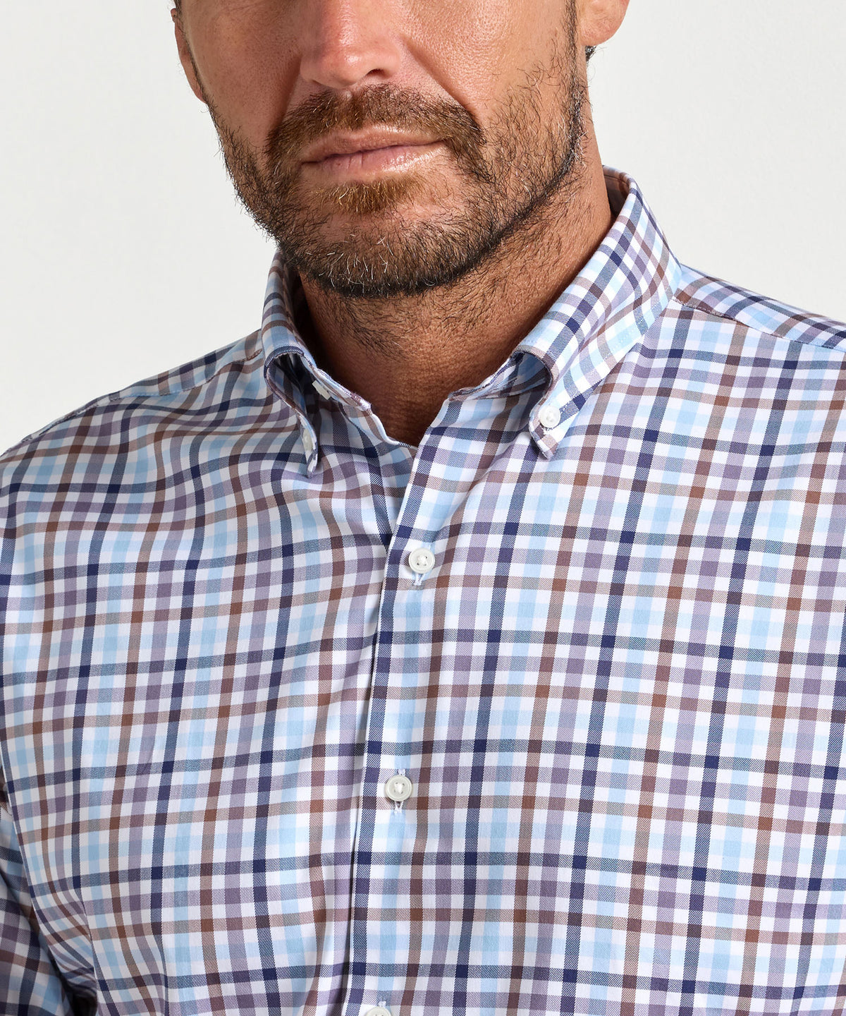 Peter Millar Long Sleeve Elliot Crown Lite Sport Shirt, Men's Big & Tall