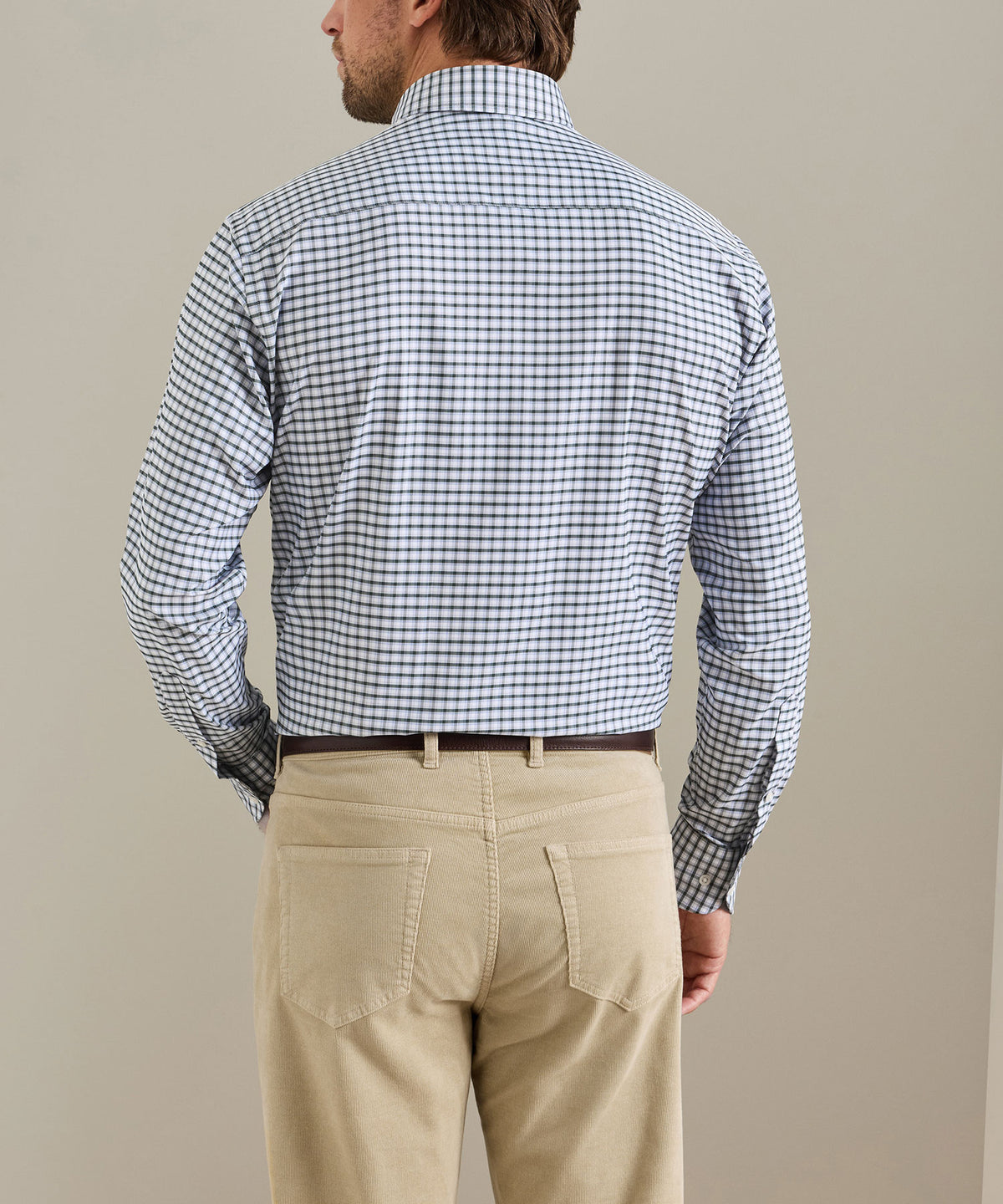 Peter Millar Charles Performance Twill Sport Shirt, Men's Big & Tall