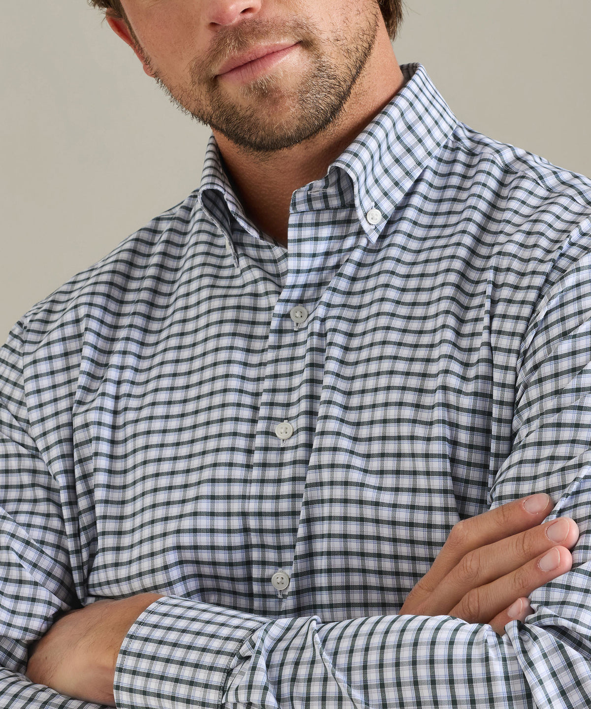 Peter Millar Charles Performance Twill Sport Shirt, Men's Big & Tall